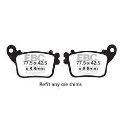 EBC Organic brake pads