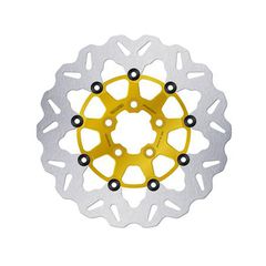 Galfer brake rotor. Wave. Floating. Gold. 300x5mm