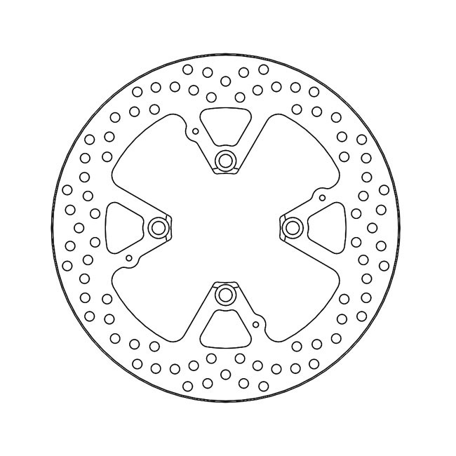 Moto-Master Halo series brake rotor
