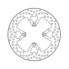 Moto-Master Halo series brake rotor