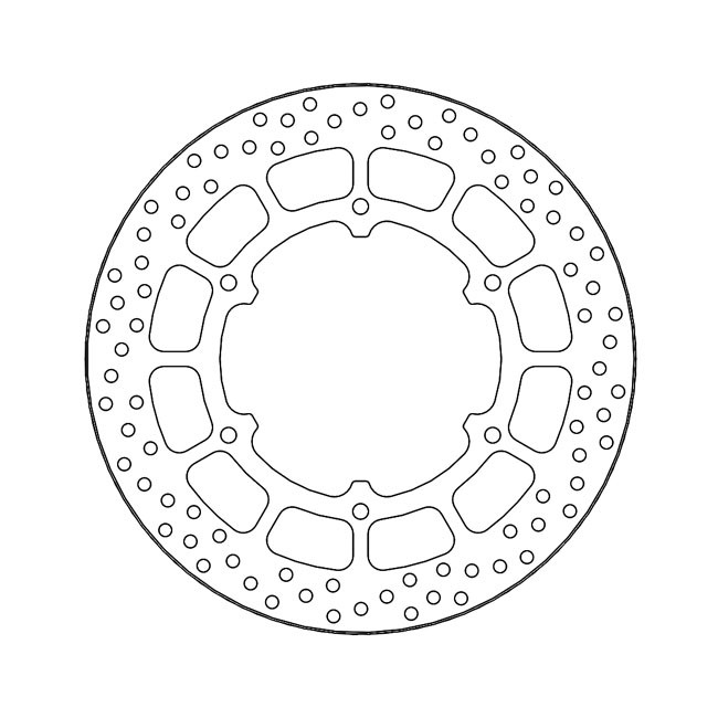 Moto-Master Halo series brake rotor