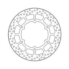 Moto-Master Halo series brake rotor