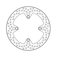 Moto-Master Halo series brake rotor