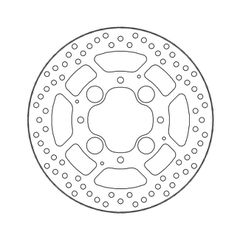 Moto-Master Halo series brake rotor
