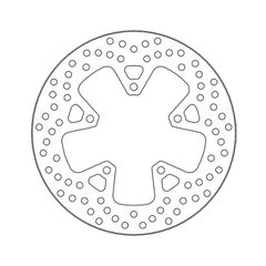 Moto-Master Halo series brake rotor