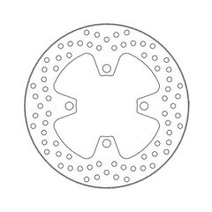 Moto-Master Halo series brake rotor