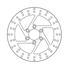 Moto-Master Halo series brake rotor