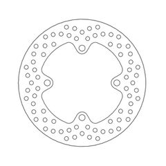 Moto-Master Halo series brake rotor