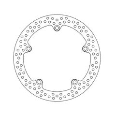 Moto-Master Halo series brake rotor