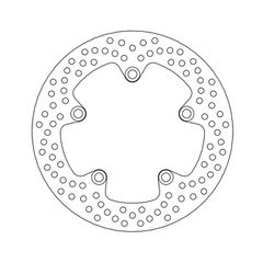 Moto-Master Halo series brake rotor