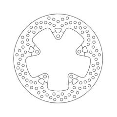 Moto-Master Halo series brake rotor