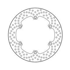 Moto-Master Halo series brake rotor