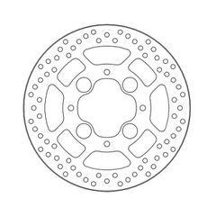 Moto-Master Halo series brake rotor