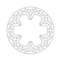 Moto-Master Halo series brake rotor