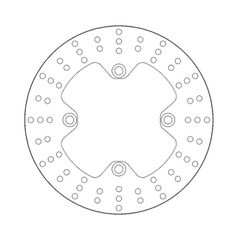 Moto-Master Halo series brake rotor