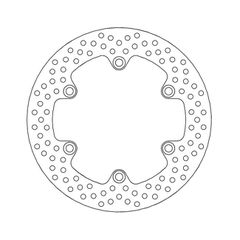 Moto-Master Halo series brake rotor