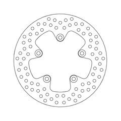 Moto-Master Halo series brake rotor