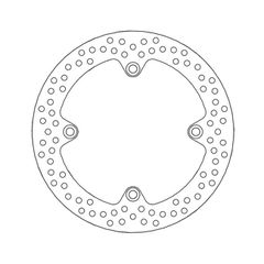 Moto-Master Halo series brake rotor
