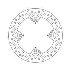 Moto-Master Halo series brake rotor