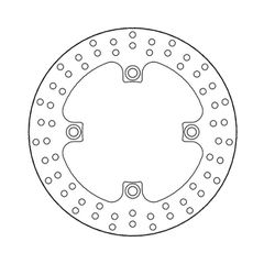 Moto-Master Halo series brake rotor