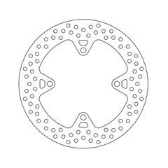 Moto-Master Halo series brake rotor