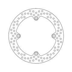 Moto-Master Halo series brake rotor
