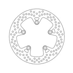 Moto-Master Halo series brake rotor