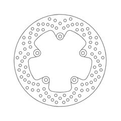 Moto-Master Halo series brake rotor