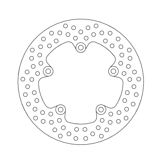 Moto-Master Halo series brake rotor