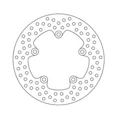 Moto-Master Halo series brake rotor