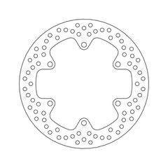 Moto-Master Halo series brake rotor