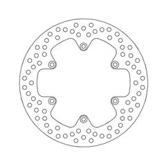 Moto-Master Halo series brake rotor