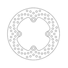 Moto-Master Halo series brake rotor