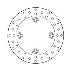 Moto-Master Halo series brake rotor