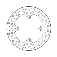Moto-Master Halo series brake rotor
