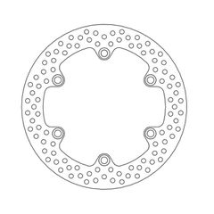 Moto-Master Halo series brake rotor