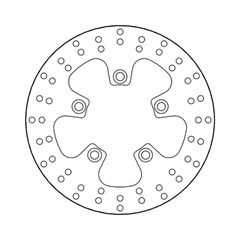 Moto-Master Halo series brake rotor