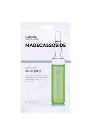 MISSHA Mascure Rescue Madecassoside Sheet Mask - Μάσκα Άμεσης Επανόρθωσης & Καταπράυνσης με Madecassoside 28ml