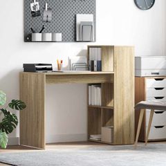 vidaXL Γραφείο Δρύς Sonoma 108 x 55 x 103.5 εκ. Επεξεργασμένο ξύλο