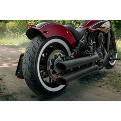 Killer Custom, Rear Fender Apache. Black-thumb-2