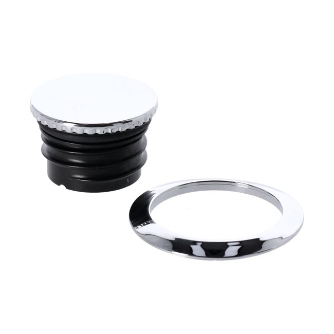 Pop-up gas cap set. Chrome