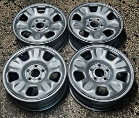 *Ζάντες ατσάλινες 16" γνήσιες από Dacia Duster, 5x114.3, 4 τεμάχια