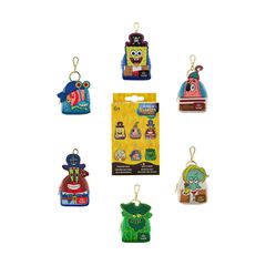 Loungefly Nickelodeon: Spongebob Squarepants Mystery Mini Backpack Bag Charms - Eaches (NICBC0002-EA)