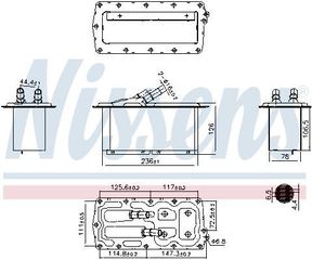 Ford (2014-2026) | Intercooler (Ψυγείο Αέρος) | NISSENS | 96158