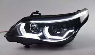 ΦΑΝΑΡΙΑ ΕΜΠΡΟΣ LED Headlight BMW E60 Styling Dynamic Turn Signal 2003-2010-thumb-1