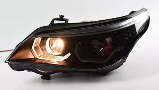ΦΑΝΑΡΙΑ ΕΜΠΡΟΣ LED Headlight BMW E60 Styling Dynamic Turn Signal 2003-2010-thumb-3