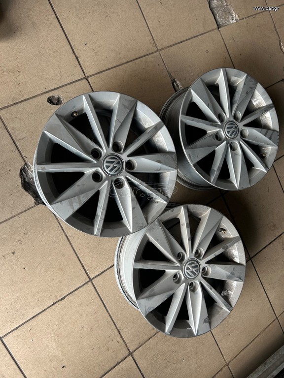 ΖΑΝΤΕΣ ΑΛΟΥΜΙΝΙΟΥ V W GOLF 6X15 5X112 ET43 ΜΕΤΑΧΕΙΡΙΣΜΕΝΕΣ 3ΤΕΜ