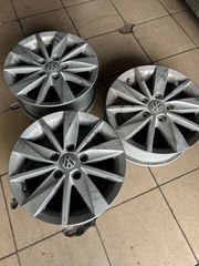 ΖΑΝΤΕΣ ΑΛΟΥΜΙΝΙΟΥ V W GOLF 6X15 5X112 ET43 ΜΕΤΑΧΕΙΡΙΣΜΕΝΕΣ 3ΤΕΜ-thumb-1