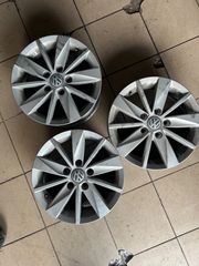 ΖΑΝΤΕΣ ΑΛΟΥΜΙΝΙΟΥ V W GOLF 6X15 5X112 ET43 ΜΕΤΑΧΕΙΡΙΣΜΕΝΕΣ 3ΤΕΜ-thumb-2