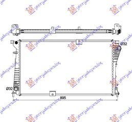 ΨΥΓΕΙΟ 2.0 CDTi -2.5 DTi ΠΕΤΡΕΛΑΙΟ (780x450x26) ΠΑΡΟΧΕΣ ΔΙΑΓΩΝΙΑ (ΜΕ START-STOP) (NRF)